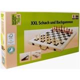 Vedes Natural Games XXL Schach und Backgammon