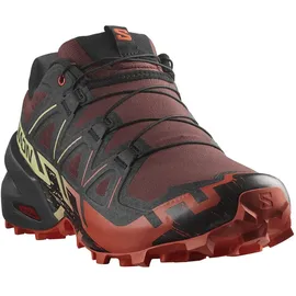 Salomon Speedcross 6 Herren rum raisin/cherry tomato/cognac 45 1/3