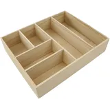 Fackelmann Schubladen-Box 26 x 7 x 32 cm 1-tlg. braun