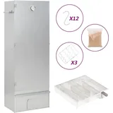 Design Räucherofen mit Kaltrauchgenerator Verzinkter Stahl - Gasgrills 2025 Neu4914306 2parcel - Silber