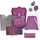 DerDieDas ErgoFlex Easy 5-tlg. purple dots mit Turnbeutel