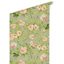 wall-art K&L Wall Art Vliestapete »Vintage Vliestapete«, Pfingstrosen Rosa Rosen, mehrfarbig, matt - bunt
