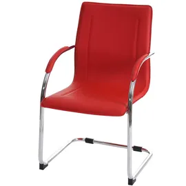 Proregal Konferenzstuhl Sammy Textil Rot 6er Set