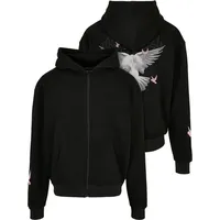 Mister Tee Doves Oversize Reißverschlusspullover - Black - M