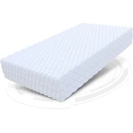 Fdm Taschenfederkernmatratze, Weiß, Textil, H4, Füllung: Taschenfederkern, Rechteckig, 100x200 cm, Oeko-Tex® Standard 100, Schlafzimmer, Matratzen Shop, Matratzen, Taschenfederkernmatratzen