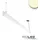 ISOLED 2-flg. 120 cm prismatisch weiß