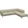 flexlux Ecksofa FLEXLUX "Belle Designsofa, L-Form, B/T 268/209 cm", beige (sandy beige), B:268cm H:74cm T:209cm, 100% Polyester, Sofas, Ecksofa, Skandinavisches Design, In hochwertiger Verarbeitung