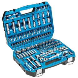 Hogert Technik Werkzeugset HT1R432 Werkzeugsatz,Steckschlüsselsatz,Werkzeug Set,Werkzeug Kit