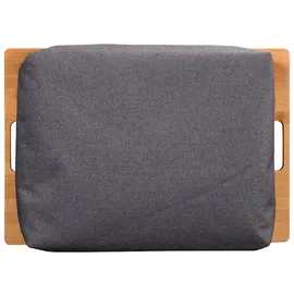 KESPER Knietablett natur Bambus B/H/L: ca. 31x8x45 cm | Grauschwarz, Natur