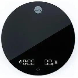 Wilfa UNI KS1B-T2, schwarz, Präzisionswaage