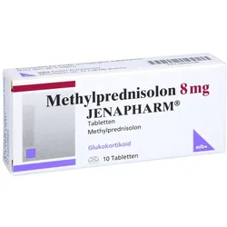 METHYLPREDNISOLON 8 mg Jenapharm Tabletten 10 St