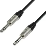 Adam Hall Cables K4 BVV 0900 Patchkabel Rean 6,3 mm Klinke stereo auf 6,3