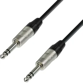 Adam Hall Cables K4 BVV 0900 Patchkabel Rean 6,3 mm Klinke stereo auf 6,3