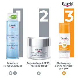 Eucerin Hyaluron-Filler Tagespflege Creme für trockene Haut LSF 15 50 ml