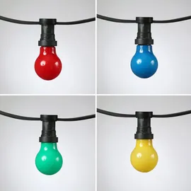 SPICELITE Illu-/Partylichterkette LED 40 m Schwarz
