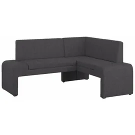 Home Affaire Bologna 180 x 84 x 140 cm Struktur fein langer Schenkel links dunkelgrau