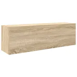 vidaXL Bad-Wandschrank Sonoma-Eiche 100x25x30 cm Holzwerkstoff