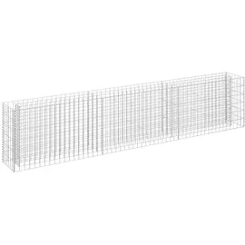 furnicato Gabionen-Hochbeet 270 × 30 × 60 cm