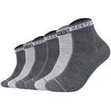 Mustang Casual Bio-Baumwolle Sneakersocken 6er Pack Dunkelgrau Mix 43-46