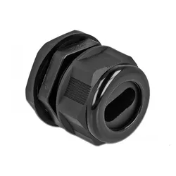 Delock Kabelverschraubung - Schwarz (Packung
