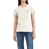 Levis Levi's Damen The Perfect Tee T-Shirt,Batwing Schoolyard Daisy Sunny,XL