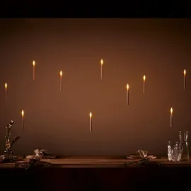 X-MAS Art Collection LED Kerzen schwebend 10 St. weiß