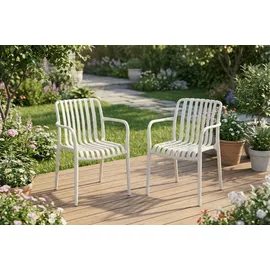 KAWOLA MIAVA Gartenstuhl 56 x 56 x 81 cm cremefarben 1 St.