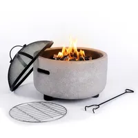 Feuerschale Feuertonne Feuerkorb Garten Feuerstelle Brennschale Funkenschutz