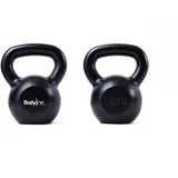 Bodyline Kugelhantel 12 kg Kettlebell Gusseisen
