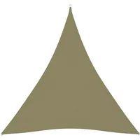VidaXL Sonnensegel Oxford-Gewebe Dreieckig 5x7x7 m Beige