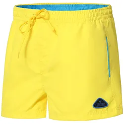 Herren Badeshorts LAZA1001 - Gelb Azurblau - XXL