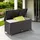 Tectake Auflagenbox Kiruna mit Kunststoffgeflecht, 120x55x61,5cm, 270l