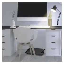 HJH Office Fußablage PODI I Kunststoff schwarz