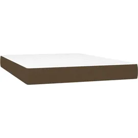 vidaXL Boxspringbett 140 x 200 cm H2 Braun