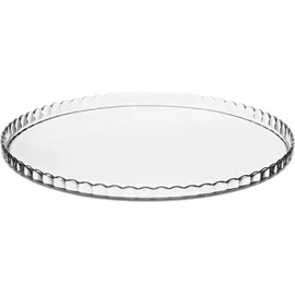 Pasabahce Patisserie aus Glas 32x32x1,5 cm mit Deckel Rund