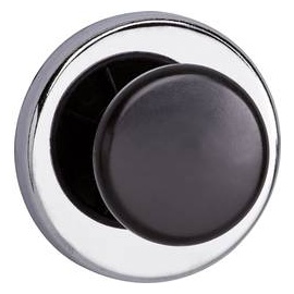 Maul Kraftmagnet (Ø x H) 67mm x 33mm rund, mit Griffknopf Silber, Schwarz 1 St. 6155096