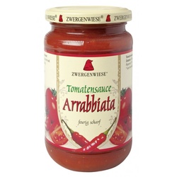 Zwergenwiese Tomatensauce Arrabbiata bio