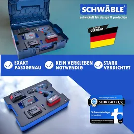 schwäble Schaumeinlage Schaumstoffeinlage f. Bosch Akku-Bohrschrauber GSR18V-28