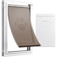 Vevor Hundeklappe 346,1 x 600 mm Weiß XL