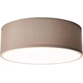 einlicht Deckenleuchte Fabric, braun, E27-Fassung, Ø 30 cm