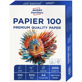 Avery Zweckform Drucker- und Kopierpapier A4 100 g/m2  500 Blatt