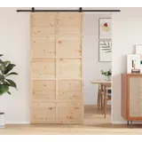 vidaXL Scheunentür 100x208 cm Massivholz Kiefer