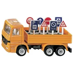 SIKU LKW mit Verkehrszeichen 1322