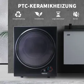 Merax Mini-Ablufttrockner (2.5 kg) schwarz