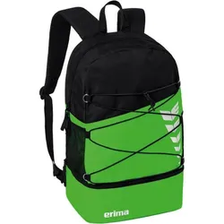 ERIMA Rucksack SIX WINGS multi-functional backpack, green/black, ONE SIZE