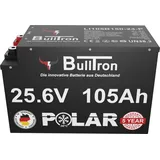 BullTron BULL 25.6-105P - Lithium-Akku, LiFePO4, 25,6 V, 105 Ah, BT BMS, Polar