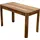 FineBuy Esstisch 120 x 76 x 60 cm braun