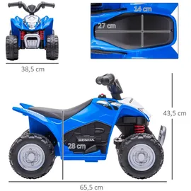 aiyaplay Elektro-Quad Miniquad Kinder Elektro ATV blau (6V)