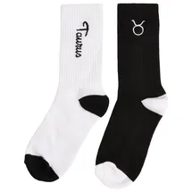 Mister Tee Zodiac Socken 2-Paar Schwarz 47-50