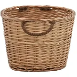 vidaXL Kaminholzkorb Holz 56 x 40 x 28 cm mit Tragegriffen Braun